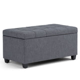 Sienna - Upholstered Storage Ottoman Bench by Couch.com