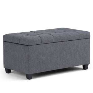 Sienna - Upholstered Storage Ottoman Bench by Couch.com