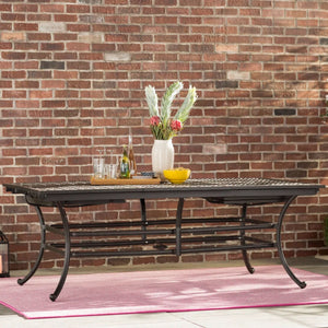 Rectangle Extension Table - Dark Lava Bronze by Couch.com