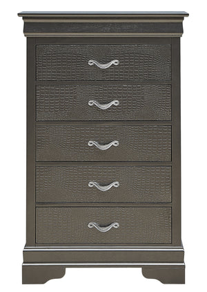 Sleek Transitional Chest - Metal Black by Couch.com