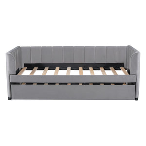 Upholstered Daybed With Ergonomic Design Backrest by Couch.com