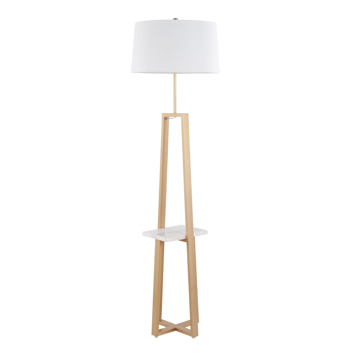 Cosmo - Shelf Contemporary / Glam Floor Lamp by Couch.com