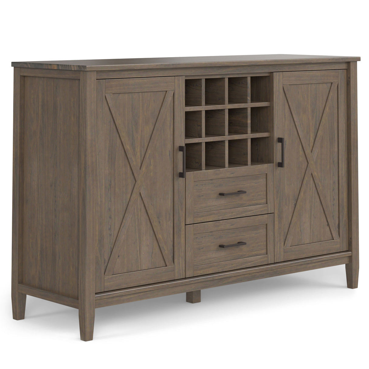 Ela - Sideboard With Wine Storage - Smoky Brown by Couch.com