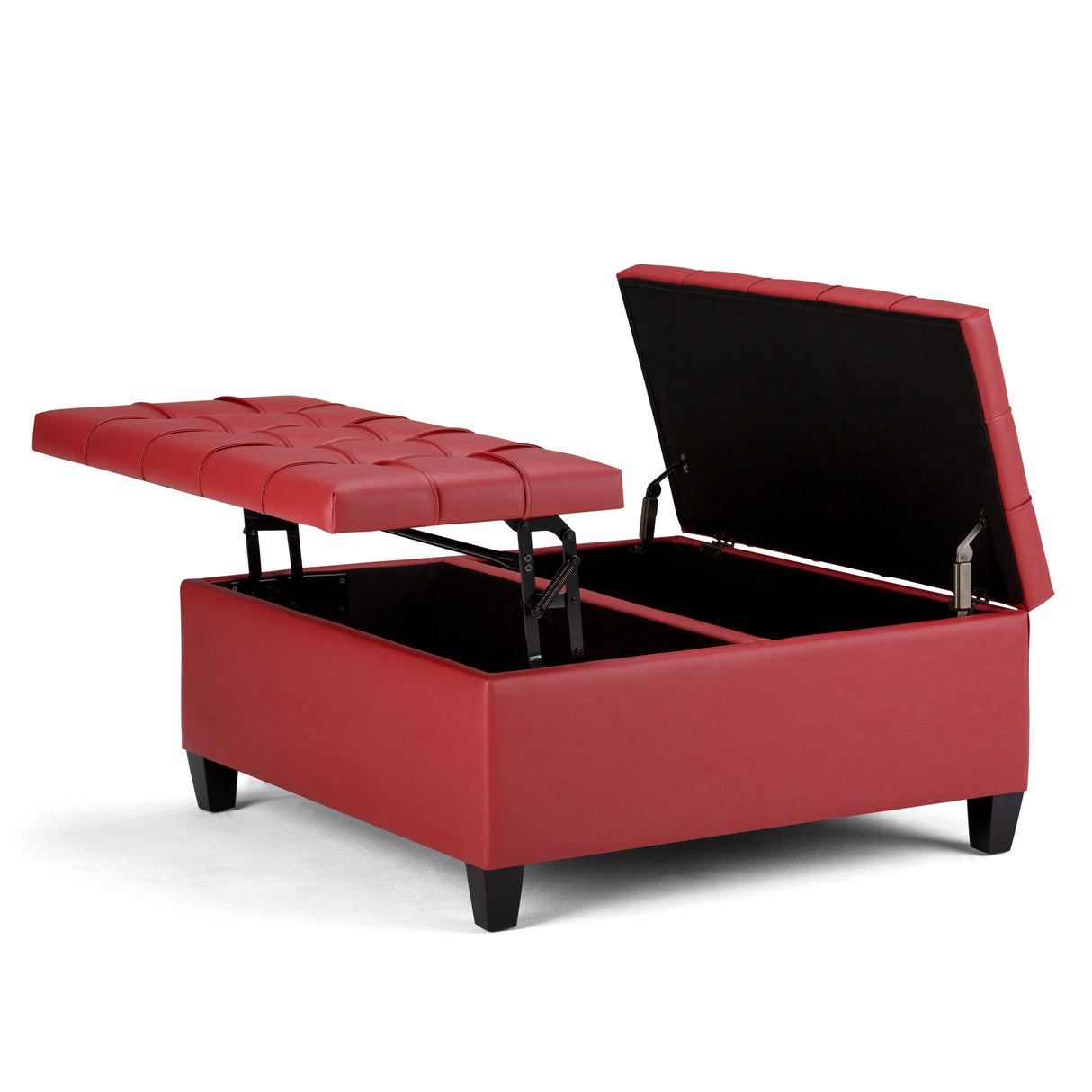 Harrison - Upholstered Coffee Table Storage Ottoman by Couch.com