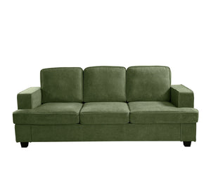 Modern Sofa, Comfortable 3 Seater Couch With Deep Seating, Loose Back Cushions, Wide Arms by Couch.com