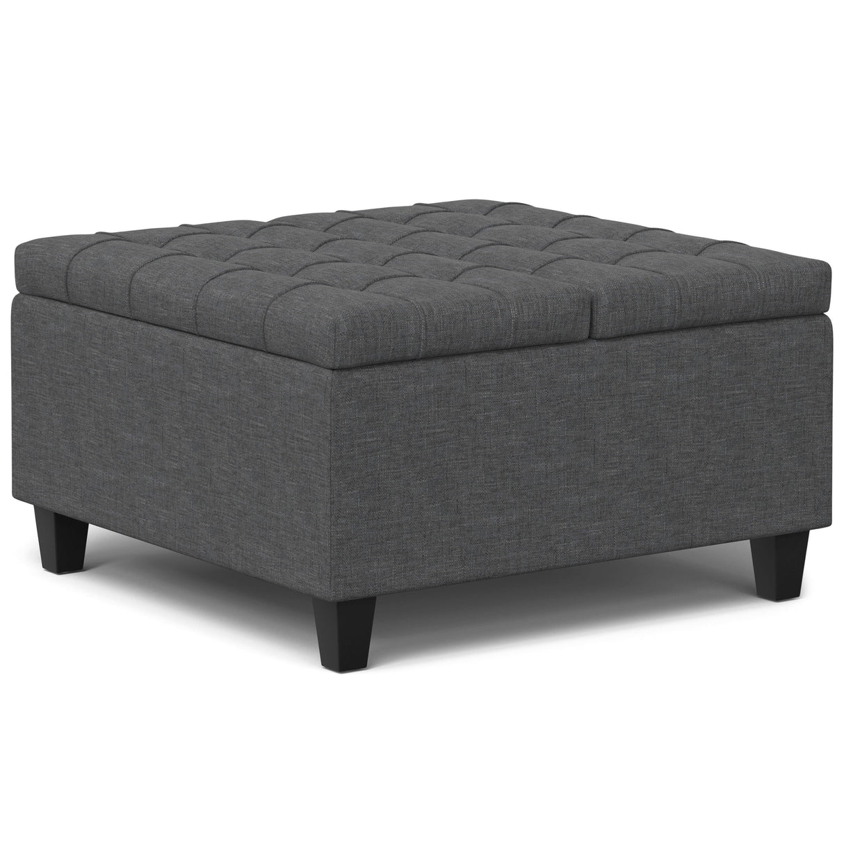 Harrison - Upholstered Coffee Table Storage Ottoman by Couch.com