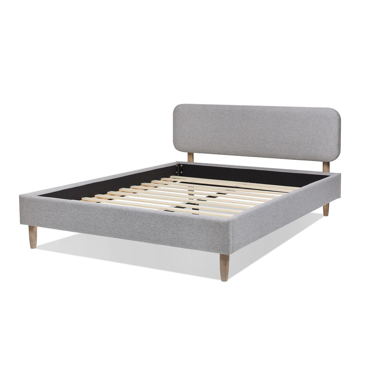 Diego - Low Upholstered Platform Bed by Couch.com