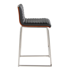 Mason Mara - Contemporary Fixed Height Counter Stool (Set of 2) by Couch.com