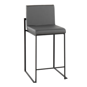 Fuji - Contemporary Modern Elegance, High Back Counter Stool by Couch.com