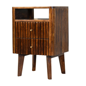 Reeve - Nightstand, 2 Drawers - Chestnut by Couch.com