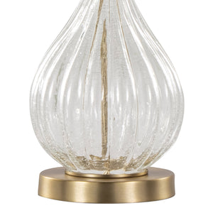 Jenny 27' Contemporary Glass Table Lamp Set of 2