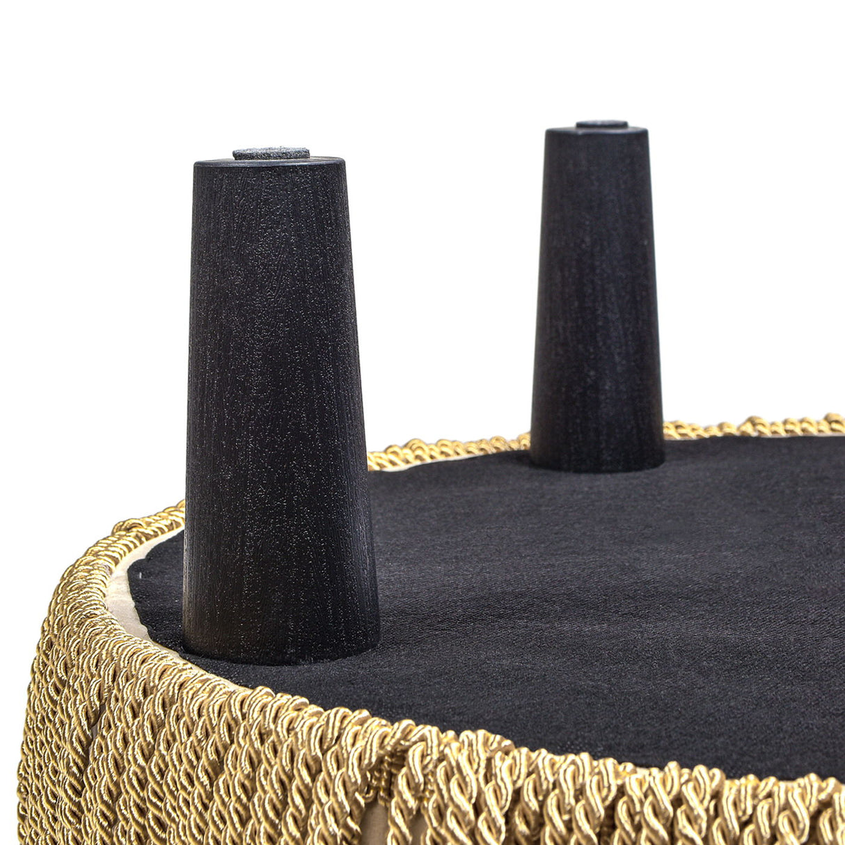 Yolanda - Round Upholstered Accent Ottoman by Couch.com