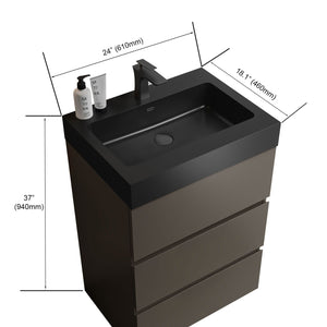 Alice - Bathroom Vanity With Sink, Large Storage Freestanding Bathroom Vanity For Modern Bathroom, One-Piece Sink Basin Without Drain And Faucet by Couch.com