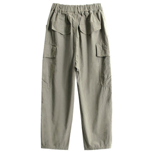 Loose Children's Spring Clothes Pu Handsome Pants