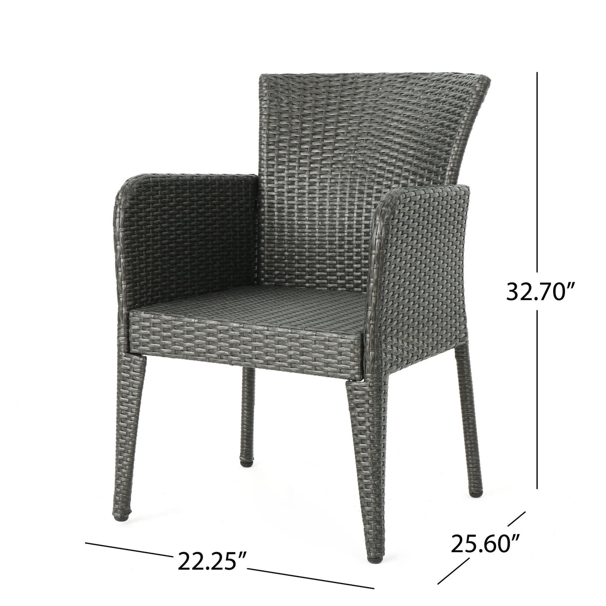 Anaya - Outdoor Wicker Dining Armchair (Set of 2) by Couch.com