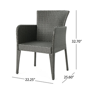 Anaya - Outdoor Wicker Dining Armchair (Set of 2) by Couch.com