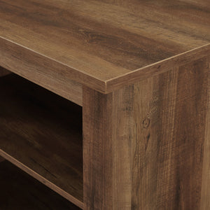 Modern Transitional 3 Shelf Open Storage TV Stand by Couch.com