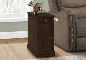 Accent End Table, Storage Drawer, Versatile Design - Espresso by Couch.com