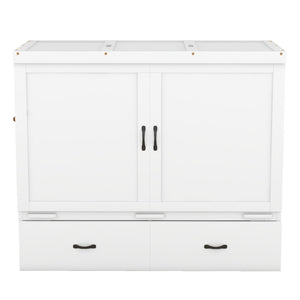 Murphy Bed With USB Port And A Large Drawer by Couch.com