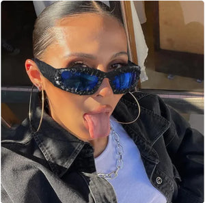 Punk Cat-Eye Fashion Sunglasses – Unisex Statement Shades