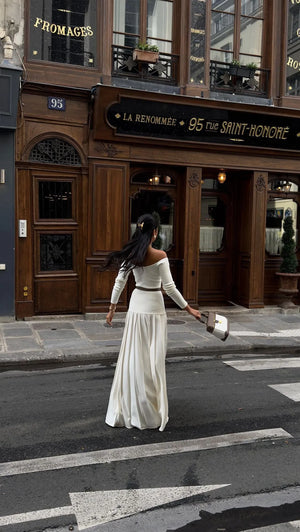 Elegant Retro Split Dress