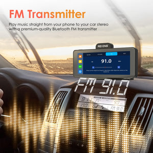 Rexing CP DUO 686 Wireless Apple CarPlay & Android Auto Display with 4K Dash Cam (Open Box)