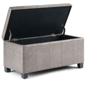 Dover - Upholstered Storage Ottoman Bench by Couch.com