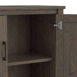 Ela - Low Storage Cabinet - Smoky Brown by Couch.com