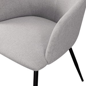 Contemporary Upholstered Woven Dining Chairs by Couch.com