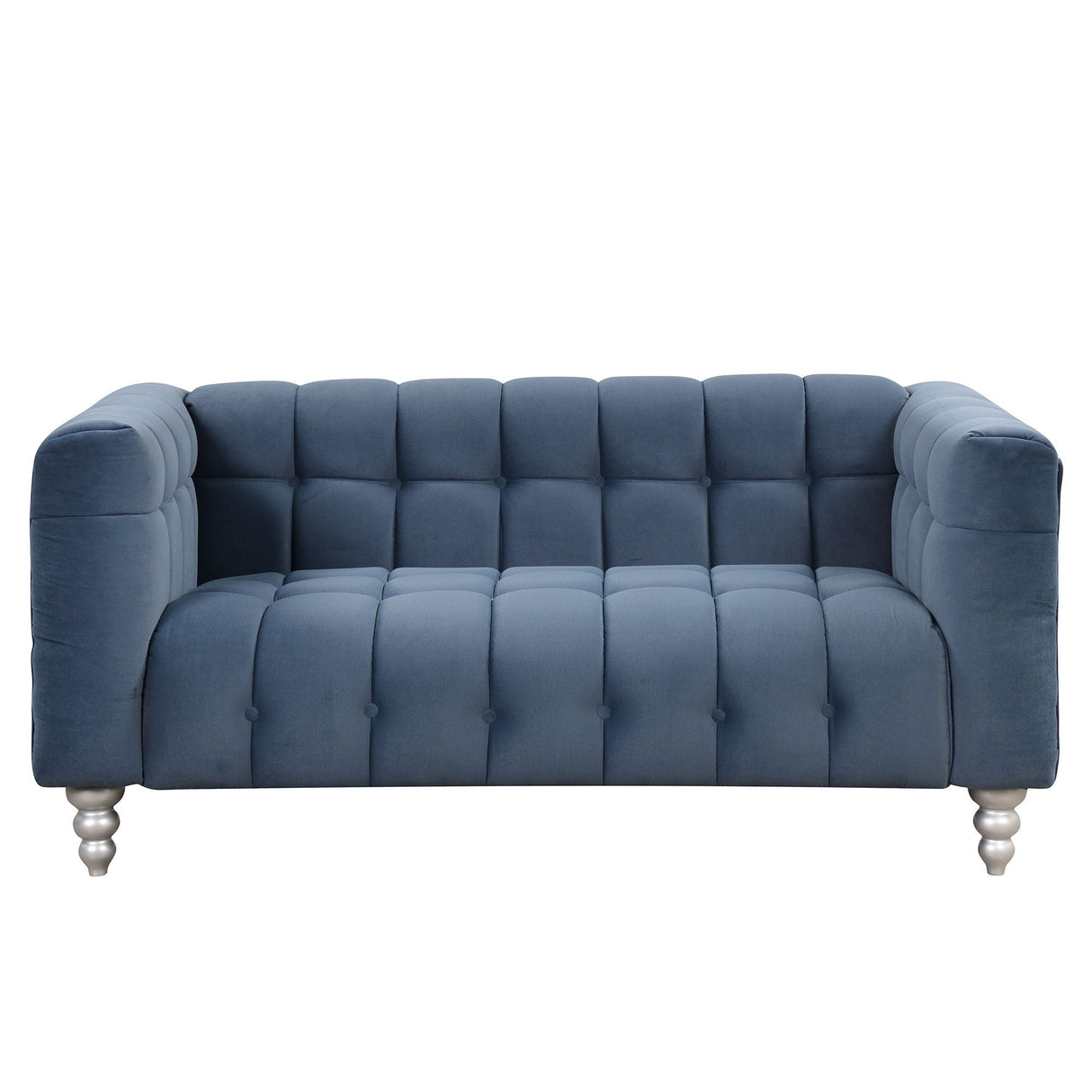Modern Sofa Dutch Fluff Upholstered Sofa With Wood Legs, Buttoned Tufted Backrest by Couch.com
