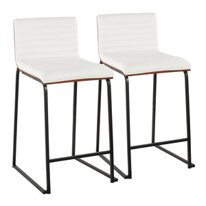 Mason Mara - Contemporary Fixed Height Quality Counter Stool (Set of 2) by Couch.com