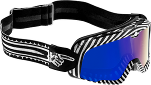 100% Barstow Goggles - Death Spray - Blue Mirror 50000-00002