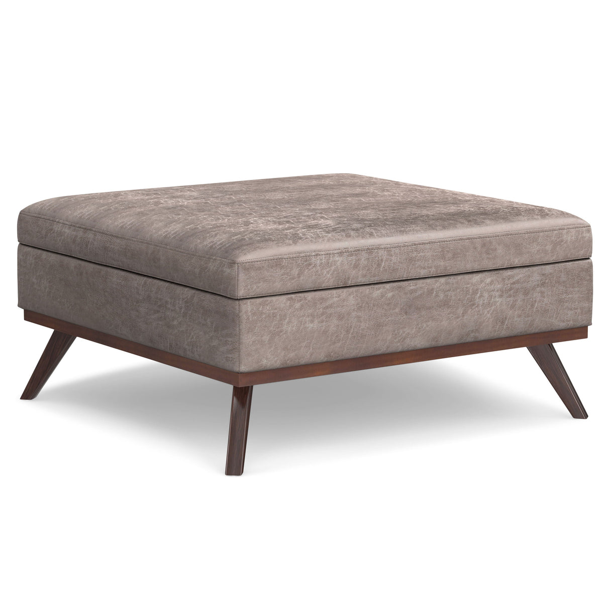 Owen - Multifunctional Square Coffee Table Storage Ottoman by Couch.com