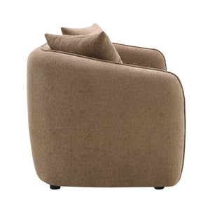 Keith - Chenille Sofa With 3 Matching Color Toss Pillows by Couch.com