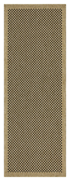 Earth - Indoor / Outdoor Area Rug Polypropylene - Jute / Black by Couch.com