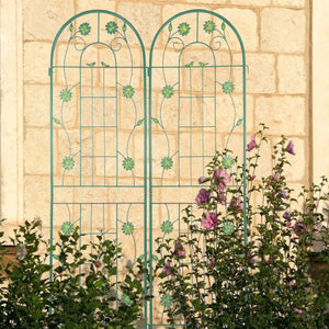 Metal Garden Trellis Rustproof Trellis For Climbing Plant Outdoor Flower Support by Couch.com