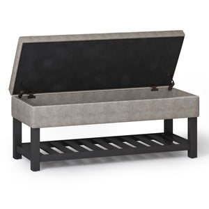 Cosmopolitan - Storage Ottoman Bench With Open Bottom by Couch.com