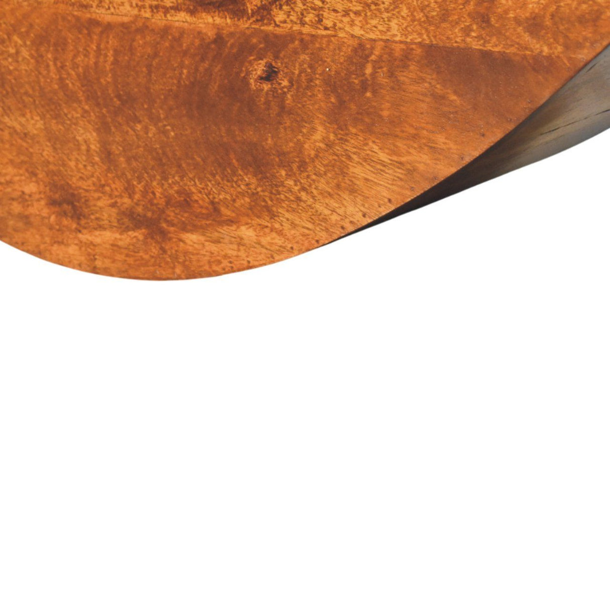 Couch.com Crescent Floating Wall Shelf Brown, Wood Construction, Dark Brown Finish by Couch.com