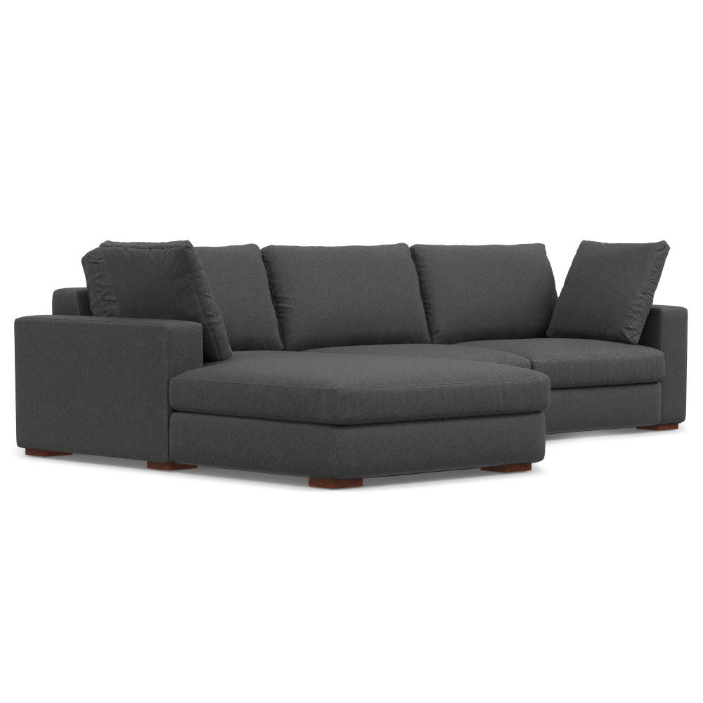 Charlie - Upholstered Deep Seater Sectional Sofa by Couch.com