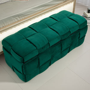 Upholstered Storage Ottoman With Safety Hinge by Couch.com