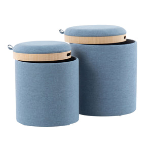 Tray - Contemporary Nesting Ottoman Set by Couch.com