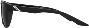 100% Slent Sunglasses - Black - Gray Polarized 61035-100-47