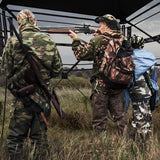 82 Inch Tall Hunting Blind 270 ° One Way See Through Ground Tent for 3-4 People