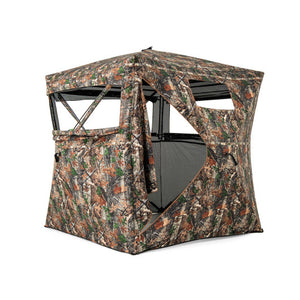 82 Inch Tall Hunting Blind 270 ° One Way See Through Ground Tent for 3-4 People