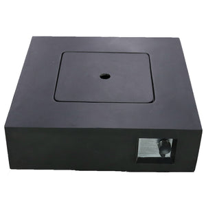 Reinforced - Propane & Gas Fire Pit Table - Charcoal by Couch.com