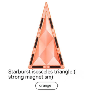 Color Window Asterism Magnetic Building Blocks Assembly
