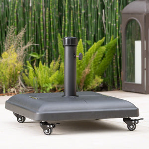 Wheelie - Umbrella Base Square - Black by Couch.com