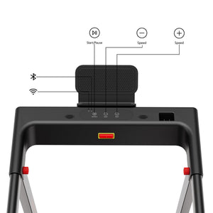 DeerRun All-New 2026 A1 Pro Move+ Smart Foldable Treadmill with 6% Incline & NFC | 350Lbs, 10mph, Black