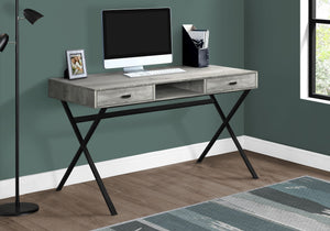 Computer Desk For Home Office, Laptop, Storage Drawers, Glossy Contemporary & Modern by Couch.com