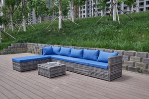 Patio Sofa With Cushions by Couch.com